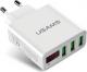 Ładowarka Usams 3xUSB 3A LED biały US-CC035 -CC35TC04 1