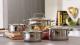 Tefal Garnek Duetto+ 24cm srebrny 12
