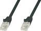 Techly TechlyPro Kabel sieciowy patch cord RJ45 Cat5e UTP CCA 0,5m czarny 1