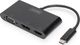 Stacja/replikator Digitus 3w1 USB-C (DA-70859) 1