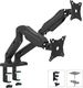 Maclean Uchwyt biurkowy na 2 monitory 13" - 27" (MC-861) 1