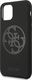 Guess Guess GUHCN61LS4GBK iPhone 11 black/czarny hard case Silicone 4G Tone On Tone 2