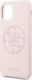 Guess Guess GUHCN61LS4GLP iPhone 11 light pink/jasnoróżowy hard case Silicone 4G Tone On Tone 3