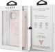 Guess Guess GUHCN61LS4GLP iPhone 11 light pink/jasnoróżowy hard case Silicone 4G Tone On Tone 7