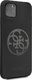 Guess Guess GUHCN65LS4GBK iPhone 11 Pro Max black/czarny hard case Silicone 4G Tone On Tone 5