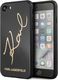 Karl Lagerfeld Karl Lagerfeld KLHCI8DLKSBK iPhone 7/8 czarny/black hard case Signature Glitter 1