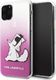 Karl Lagerfeld Karl Lagerfeld KLHCN58CFNRCPI iPhone 11 Pro hardcase różowy/pink Choupette Fun 1