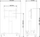 Neomounts Stojak podłogowy PLASMA-M2250BLACK 42'' - 100'' 2