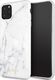 Guess Guess iPhone 11 Pro Max GUHCN65HYMAWH biały hard case Marble 1
