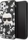 Karl Lagerfeld Karl Lagerfeld iPhone 11 KLHCN61FLFBBK czarny hard case Flower Iconic Karl 1