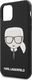 Karl Lagerfeld Karl Lagerfeld iPhone 11 KLHCN61GLBK czarny hard case Iconic Embossed & Glitter 2