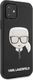 Karl Lagerfeld Karl Lagerfeld iPhone 11 KLHCN61GLBK czarny hard case Iconic Embossed & Glitter 4