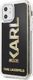 Karl Lagerfeld Karl Lagerfeld iPhone 11 KLHCN61KAGBK czarny hard case Karl Logo Glitter 2