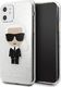 Karl Lagerfeld Karl Lagerfeld iPhone 11 KLHCN61TPUTRIKSL srebrny hard case Glitter Iconic Karl 1