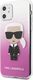 Karl Lagerfeld Karl Lagerfeld iPhone 11 KLHCN61TRDFKPI różowy hard case Gradient Iconic Karl 2