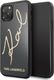 Karl Lagerfeld Karl Lagerfeld iPhone 11 Pro KLHCN58DLKSBK czarny hard case Signature Glitter 1