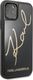 Karl Lagerfeld Karl Lagerfeld iPhone 11 Pro KLHCN58DLKSBK czarny hard case Signature Glitter 6