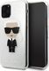 Karl Lagerfeld Karl Lagerfeld iPhone 11 Pro KLHCN58TPUTRIKSL srebrny hard case Glitter Iconic Karl 1
