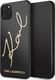 Karl Lagerfeld Karl Lagerfeld iPhone 11 Pro Max KLHCN65DLKSBK czarny hard case Signature Glitter 1