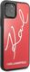 Karl Lagerfeld Karl Lagerfeld iPhone 11 Pro Max KLHCN65DLKSRE czerwony hard case Signature Glitter 5
