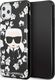 Karl Lagerfeld Karl Lagerfeld iPhone 11 Pro Max KLHCN65FLFBBK czarny hard case Flower Iconic Karl 1