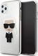 Karl Lagerfeld Karl Lagerfeld iPhone 11 Pro Max KLHCN65TPUTRIKSL srebrny hard case Glitter Iconic Karl 1