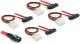 Delock Mini SAS - 4x SAS + Molex (83146) 1