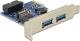 Kontroler Delock PCIe 2.0 x1 - 2x USB 3.0 + 19-pin USB 3.0 (89315) 1