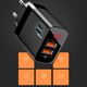 Ładowarka Baseus Baseus Mirror Lake szybka ładowarka Quick Charge 3.0 2x USB 18W z wyświetlaczem biały (CCJMHA-A02) uniwersalny 11