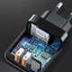Ładowarka Baseus Baseus Mirror Lake szybka ładowarka Quick Charge 3.0 2x USB 18W z wyświetlaczem biały (CCJMHA-A02) uniwersalny 13