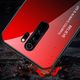 Hurtel Gradient Glass etui pokrowiec nakładka ze szkła hartowanego Xiaomi Redmi Note 8 Pro czarno-niebieski uniwersalny 10