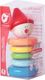 Classic World Grzechotka Classic World Drewniana Kolorowy Klaun dla dzieci 1