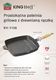 Patelnia KingHoff grillowa Żeliwna 26cm 1