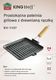 Patelnia KingHoff grillowa Żeliwna 24cm 1