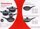 Klausberg GARNKI GRANITOWE 7 ELE. KLAUSBERG MARMO GOLD [KB-7030] 1