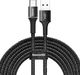 Kabel USB Baseus USB-A - USB-C 3 m Czarny (CATGH-E01) 1