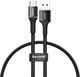 Kabel USB Baseus Baseus Halo Data Kabel Led 25cm 3A Micro CAMGH-D01 1