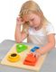 Masterkidz Drewniany Sorter Kształtów Materiałów Faktury Powierzchni Masterkidz 1