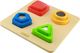 Masterkidz Drewniany Sorter Kształtów Materiałów Faktury Powierzchni Masterkidz 1