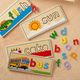 Melissa & Doug Ułóż i Przeliteruj – Drewniana Układanka z Alfabetem 6