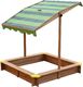 Axi Piaskownica z regulowanym daszkiem Lily Sandpit 118x118 cm A031.013.00 1