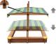Axi Piaskownica z regulowanym daszkiem Lily Sandpit 118x118 cm A031.013.00 1