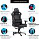 Fotel Gamvis Elite Czarno-czerwony XL 10