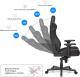 Fotel Gamvis Elite Czarno-czerwony XL 11