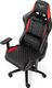 Fotel Gamvis Phantom Pikowany Czarno-czerwony 1