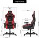 Fotel Gamvis Furioso Czerwony 13