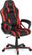 Fotel Gamvis Hyper Czarno-czerwony (materiałowy) 1