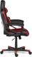 Fotel Gamvis Hyper Czarno-czerwony (materiałowy) 5