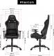 Fotel Gamvis Fotel Gamvis Phantom Pikowany Czarny 12