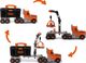 Smoby Ciężarówka 3w1 Black+Decker Narzędzia Dźwig 60 Akc. 3